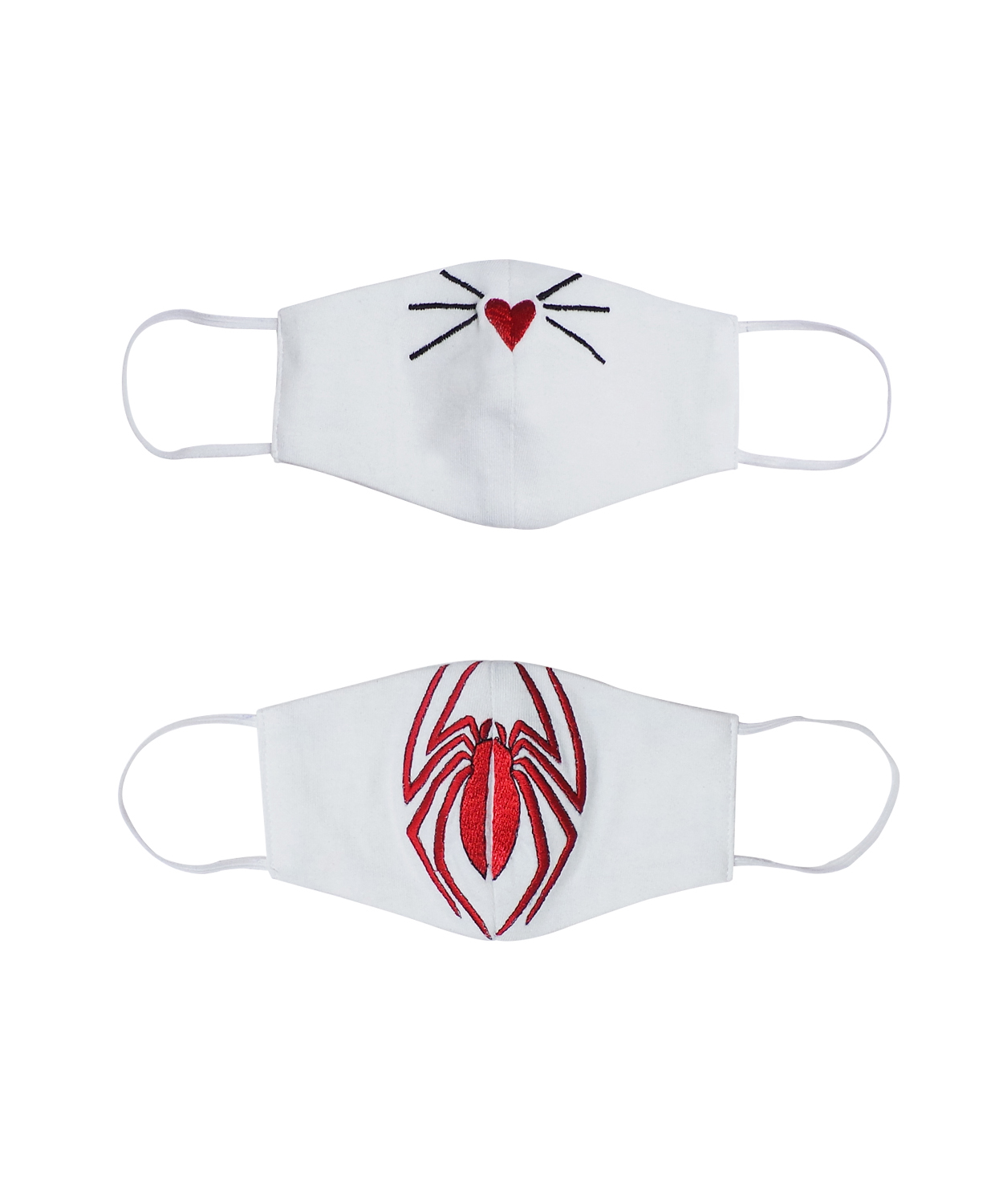 Cute Kitty Mask And Spider Mask - Set of 2