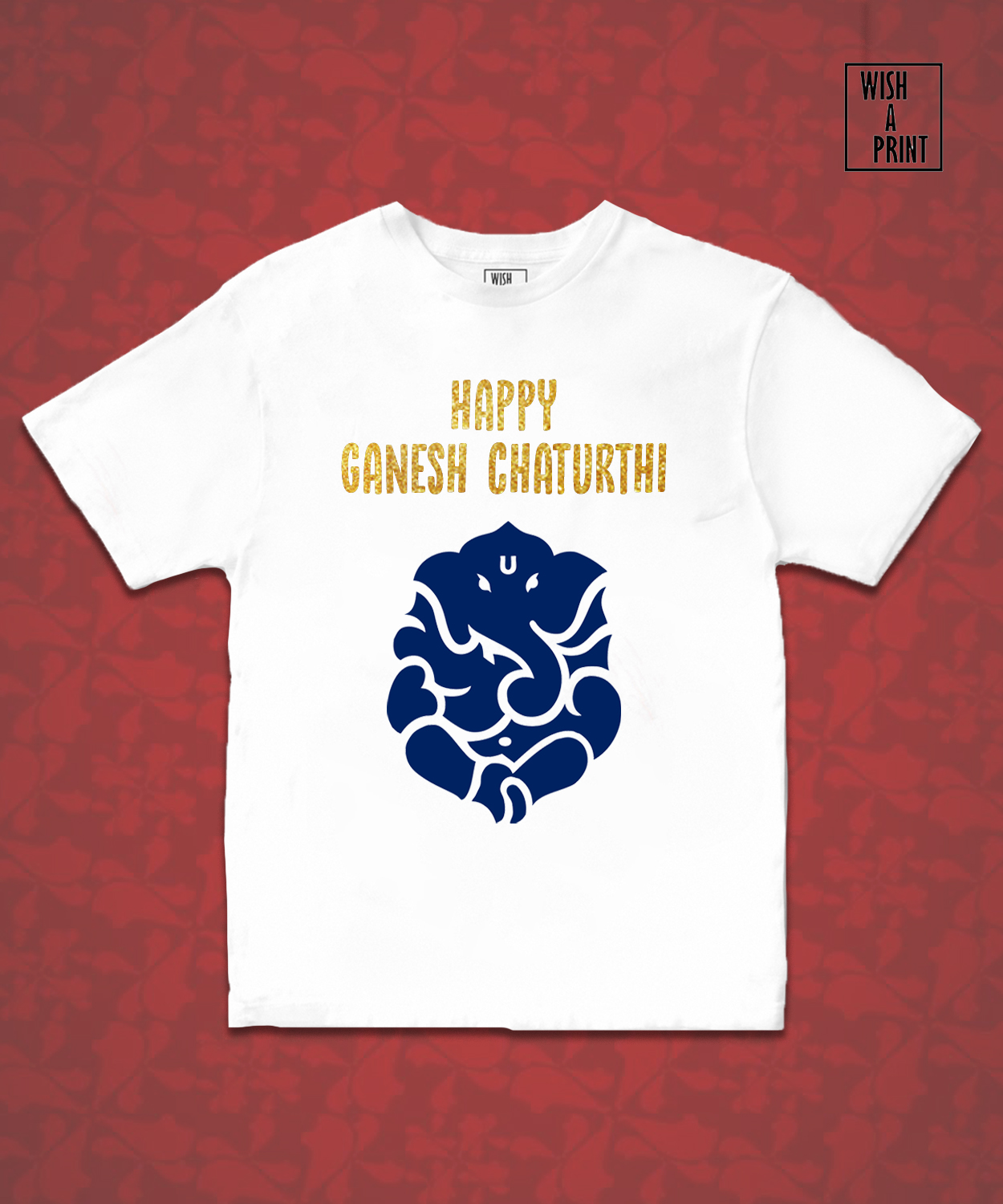 Ganesh Chaturthi Motif T-shirt