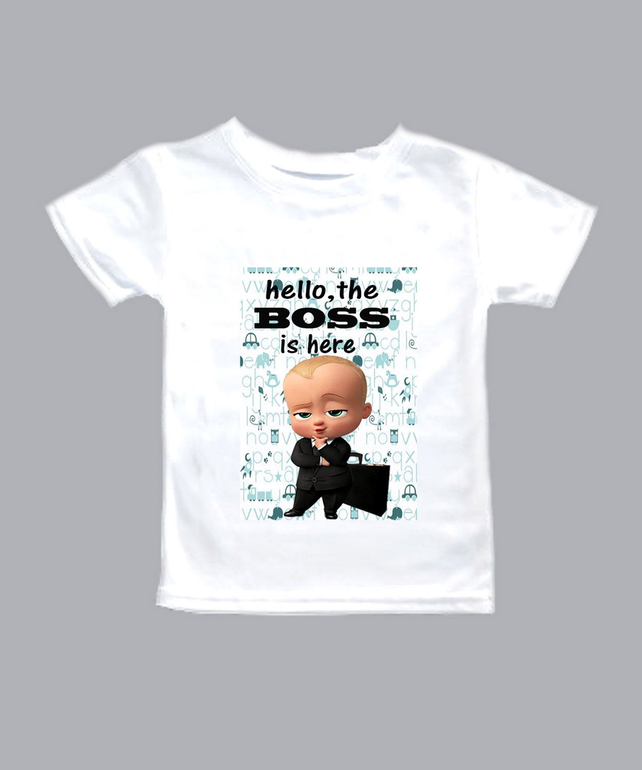Personalised Baby Boss Is Here T-Shirt